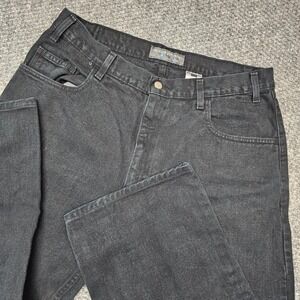 Vintage Levi's Silver Tab Loose Fit Black Denim Jeans Mens W36 L30